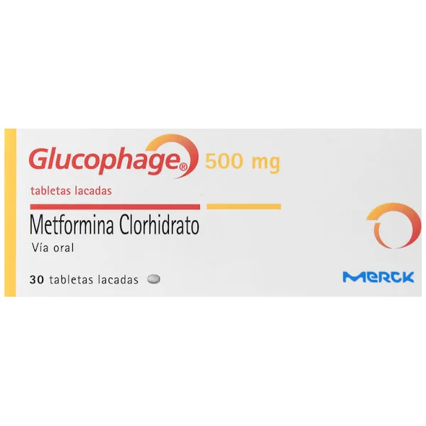 Glucophage 500Mg Caja X 30 Tabletas