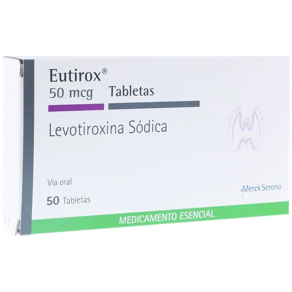 Eutirox 50Mcg Caja X 50 Tabletas