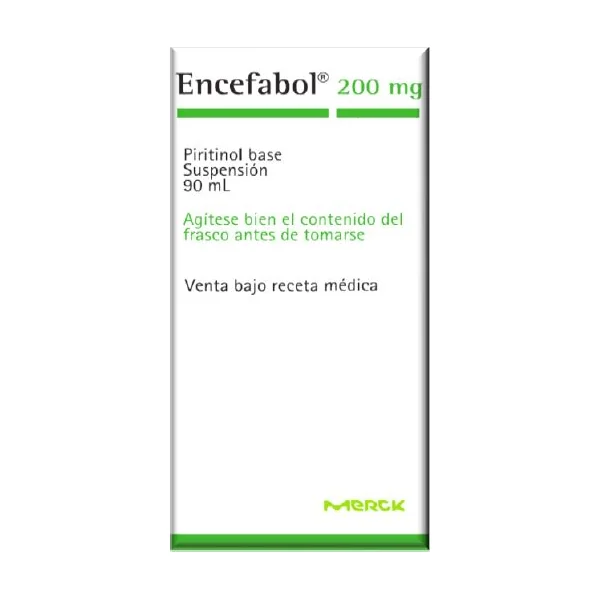 Encefabol 200Mg Grageas Frasco x30Grg. Merck Piritinol                