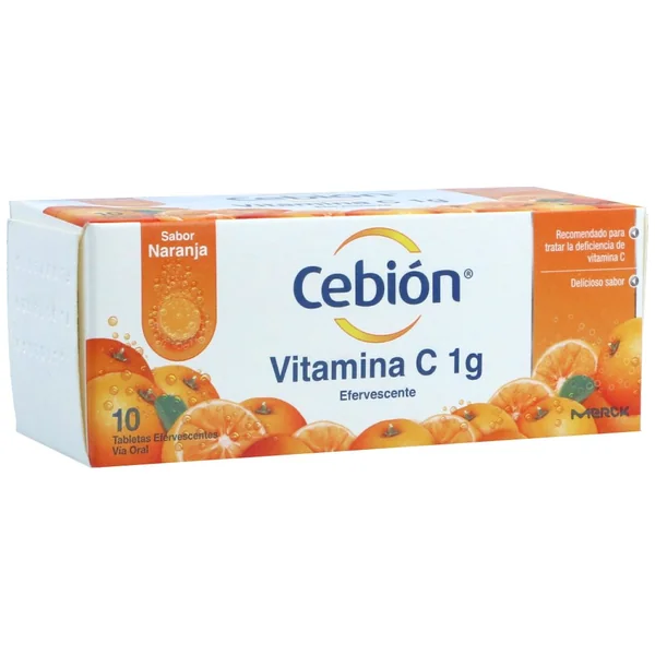 CEBION 1 GR 10 TABLETAS EFERVES.NARANJA