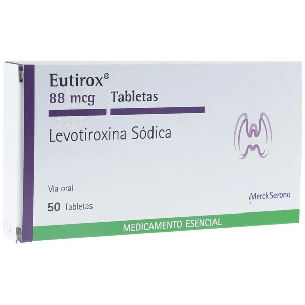 Eutirox 88Mcg Caja X 50 Tabletas