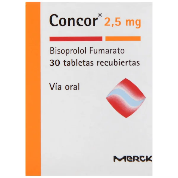 Concor 2.5Mg Tabletas Recubiertas Frasco X 30