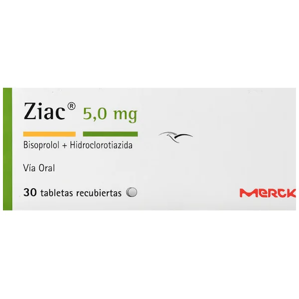 Ziac (5+6.25)Mg Tableta Recubierta Caja X 30