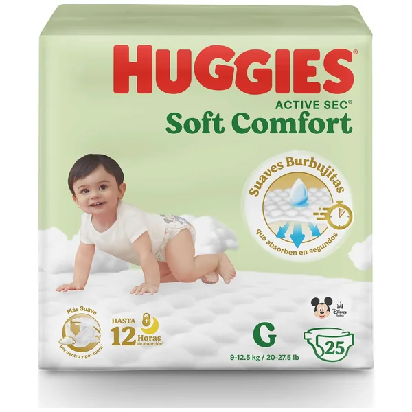Pañal Huggies Active SEC Soft Comfort Etapa 3 G