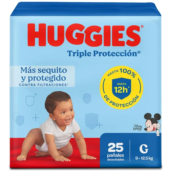 Pañal Huggies Triple Proteccion 3/G