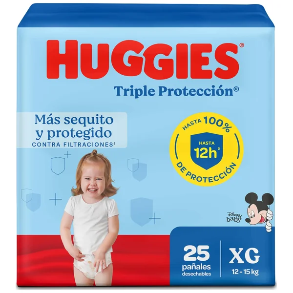 Pañal Huggies Triple Proteccion Etapa 4/XG