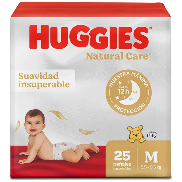 Pañal Huggies Natural Care Etapa 2/M