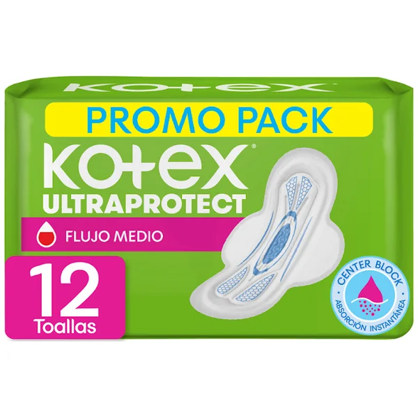 Toallas Femeninas Kotex Normal Paquete X 12 Und
