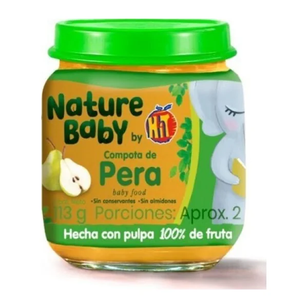 COMPOTA NATURE BABY PERA 113 GR(SAV)