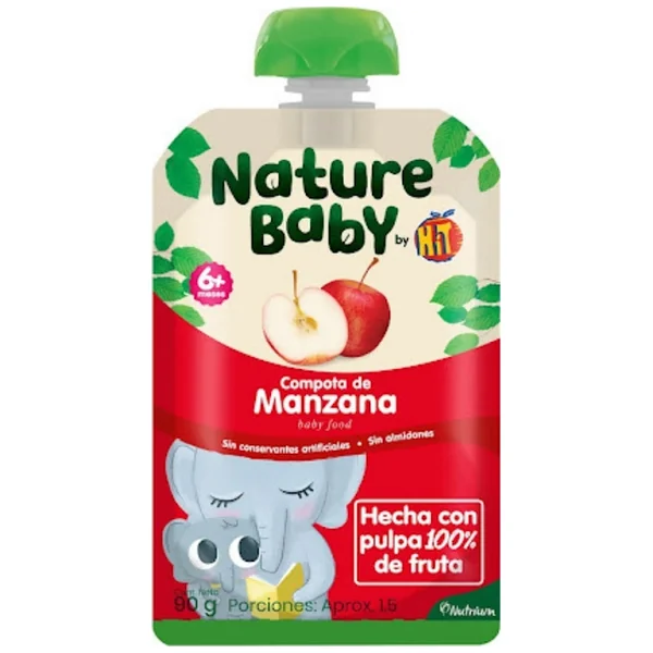 COMPOTA NATURE BABY MANZANA DO.90GR(SAV)