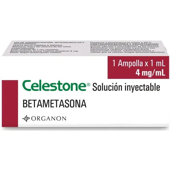 Celestone Betametasona 4 Mg X 1 Ml