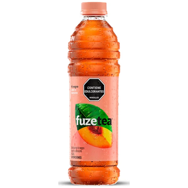 Té Negro Fuze Tea Durazno Botella X 1.2 Lt