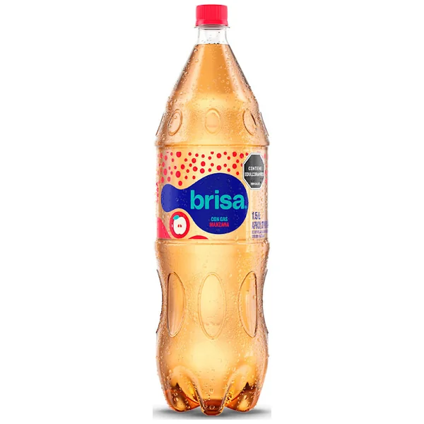 Agua Brisa Con Gas Sabor Manzana Botella X 1.5 Lt