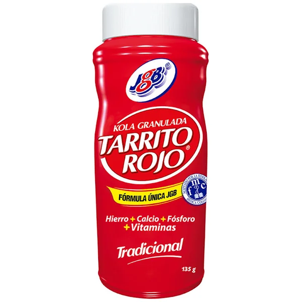 Tarrito Rojo JGB Tradicional Multivitaminico Kola Granulada Frasco X 135 Gr