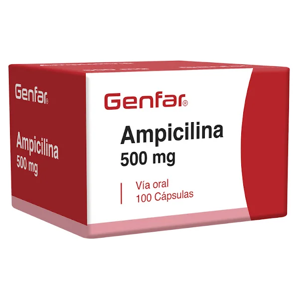 Ampicilina Genfar 500Mg Blister X 10 Cápsulas