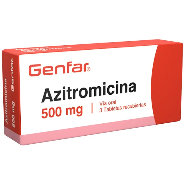 Azitromicina 500Mg Tableta Recubierta Caja X 3 Tabletas