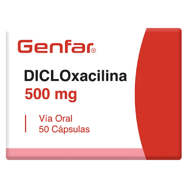 Dicloxacilina 500Mg Genfar Caja X 50 Capsulas
