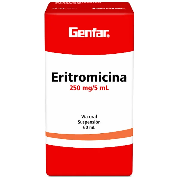 Eritromicina Genfar 500Mg Blister X 10 Tabletas