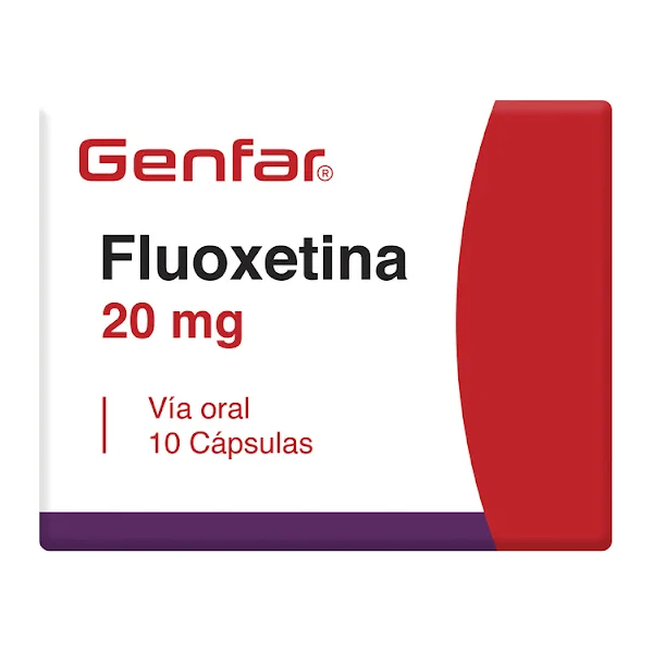 Fluoxetina 20 Mg Capsulas Caja X 10 Genfar