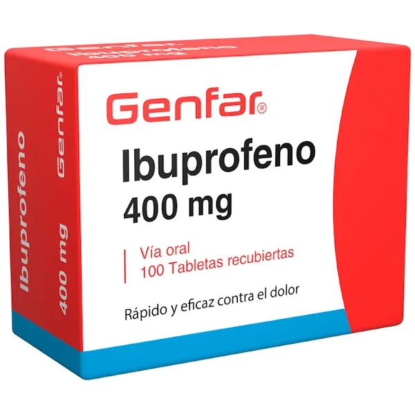 Ibuprofeno 400Mg Tabletas Recubiertas Blíster X 10
