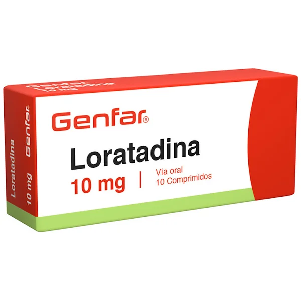 Loratadina 10Mg Tableta Caja X 10 Genfar