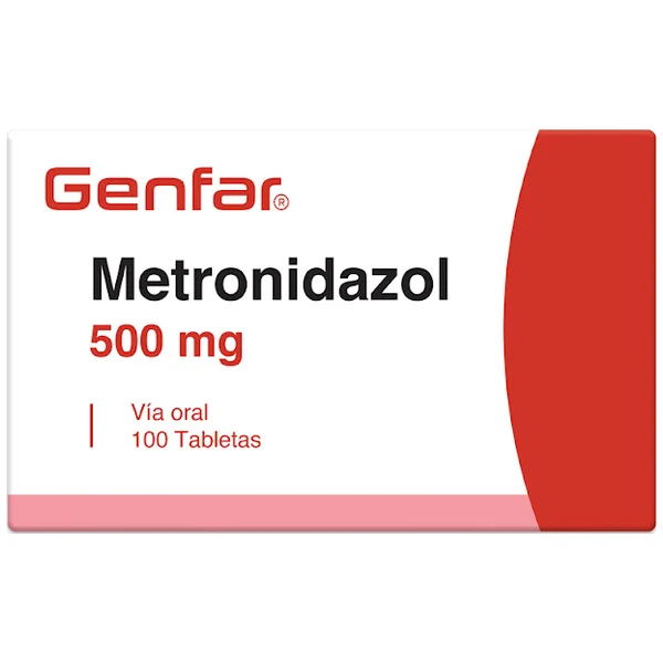 Metronidazol 500 Mg Genfar Caja X 100 Tabletas