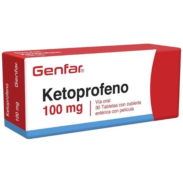 Ketoprofeno Genfar 100Mg Caja X 30 Tabletas