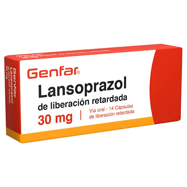 Lansoprazol Genfar 30 Mg Caja X 14 Cápsulas