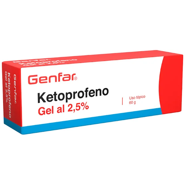 Ketoprofeno Gel Al 2,50% Tubo X 60 Gr