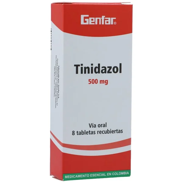 Tinidazol Genfar 500Mg Caja X 8 Tabletas