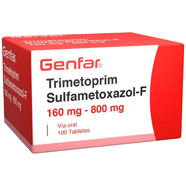 Trimetoprim Sulfa F Genfar 160Mg+800Mg Blister X 10 Tabletas