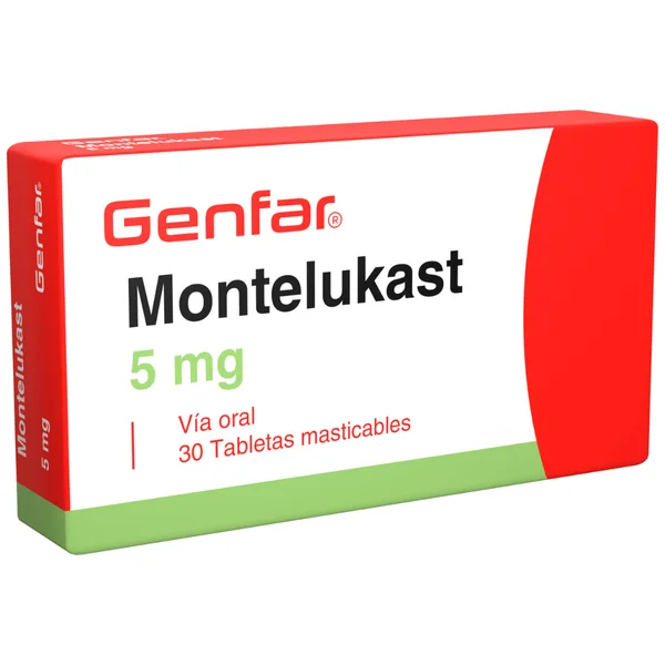 Montelukast 5 Mg X 30 Tabl +++