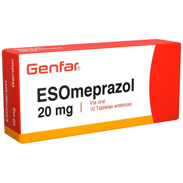 ESOMEPRAZOL 20 MG 10 TABLETAS GF
