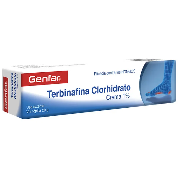 Terbinafina Genfar 1% Crema Tubo X20G.                                