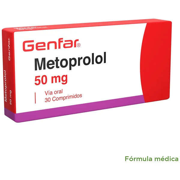 Metoprolol 50Mg Tabletas Caja X 30 Genfar