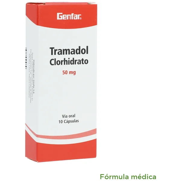 Tramadol 50Mg Cápsula Caja X 10 Genfar