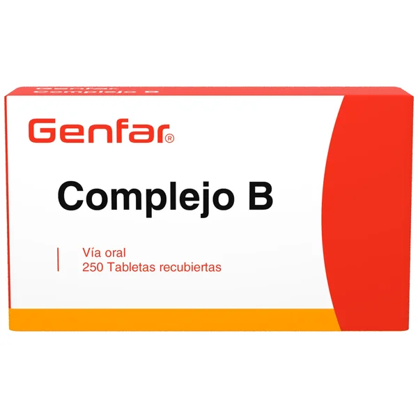 Complejo B (50+20+10+10)Mg Tableta Genfar Blister X 10