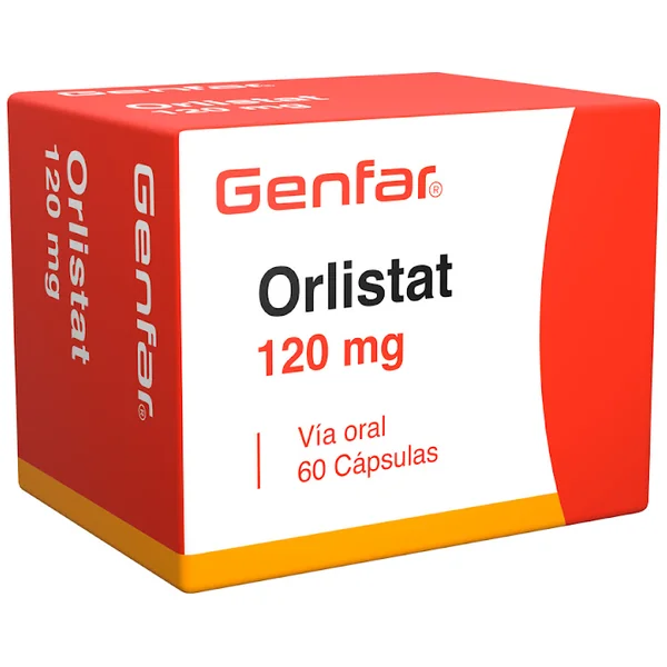 Orlistat 120 Mg Genfar Caja X 60 Cápsulas