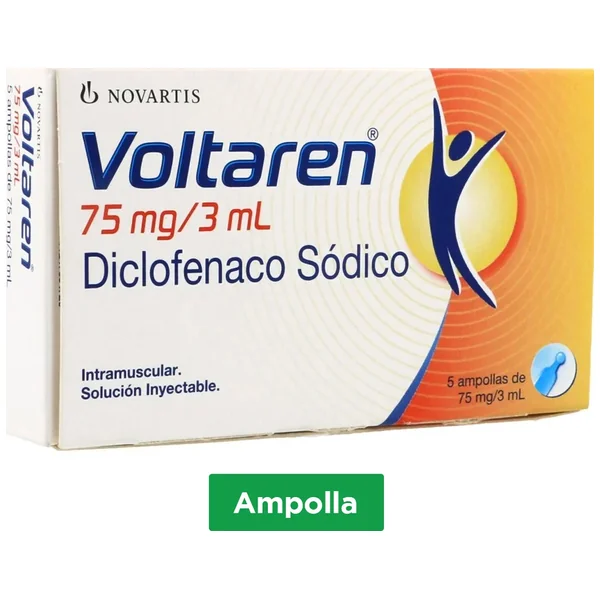 Voltaren Solución Inyectable 75Mg/3mL X 1 Ampolla