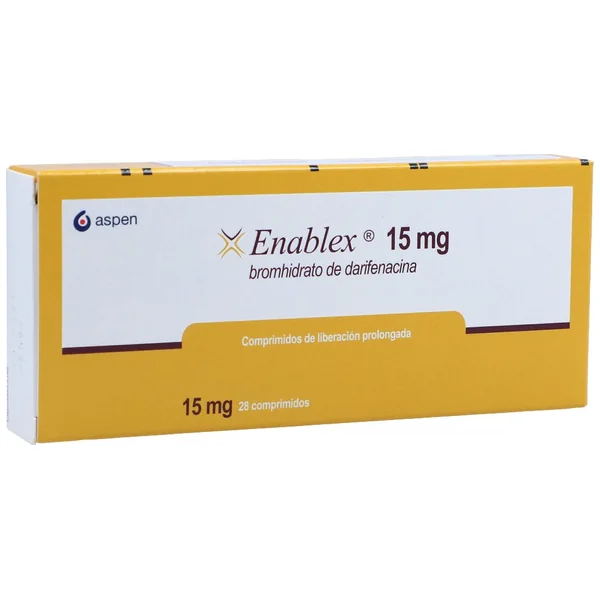 Enablex Darifenacina 15 Mg X 28 Tabl
