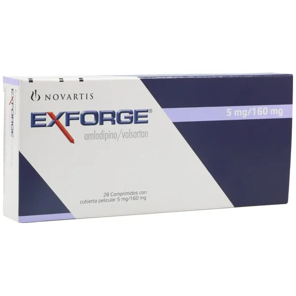 Exforge 5Mg+160Mg Caja X 28 Tabletas