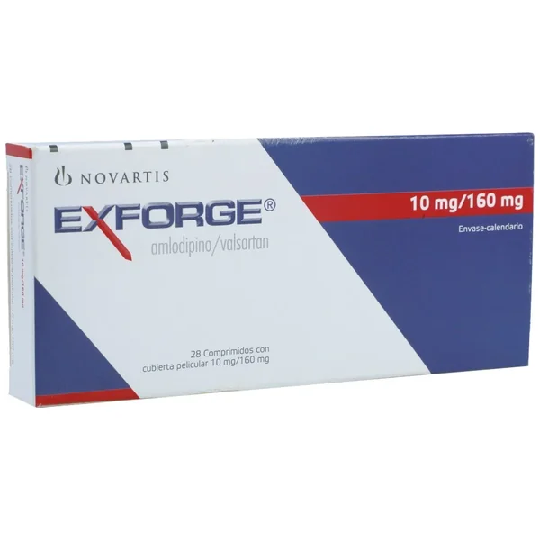 Exforge Tabletas Con Cubierta Pelicular 10Mg+160Mg Caja X 28