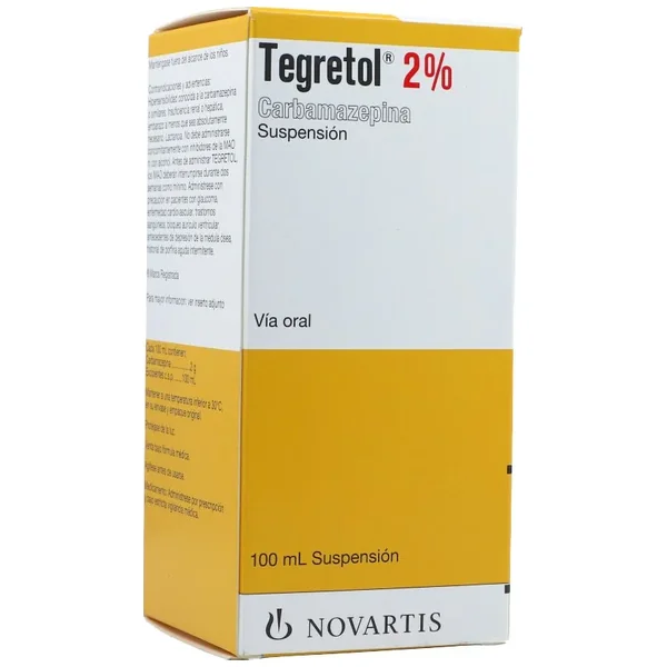 Tegretol 100Mg/5mL(2%) Suspensión Oral Frasco X 100 mL