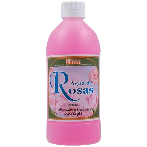 AGUA ROSAS 500 ML LEON