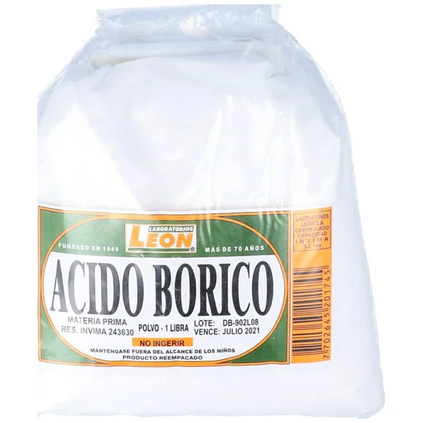 ACIDO BORICO 500 GR LEON