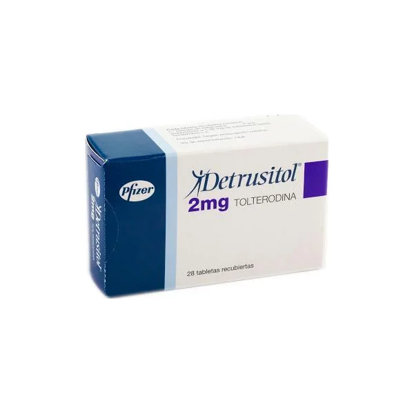 Detrusitol Tabletas Recubiertas 2Mg Caja X 28