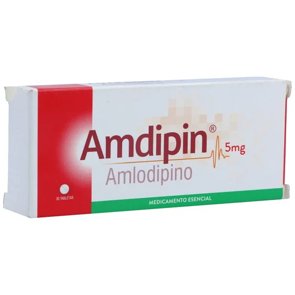 Amdipin 5Mg Caja X 30 Tabletas