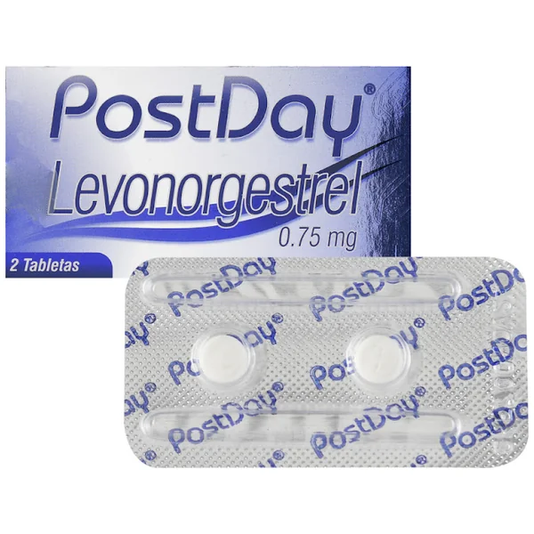 Postday Levonorgestrel 0.75 Mg Lafrancol Caja X 2 Tabletas