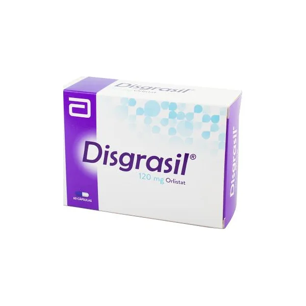 Disgrasil Orlistat 120 Mg Abbott Caja X 60 Cápsulas