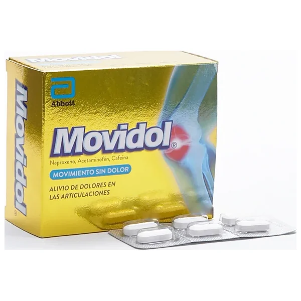 Movidol Tableta Recubiertas (250+65+220)Mg Tableta Recubierta Blister X 6